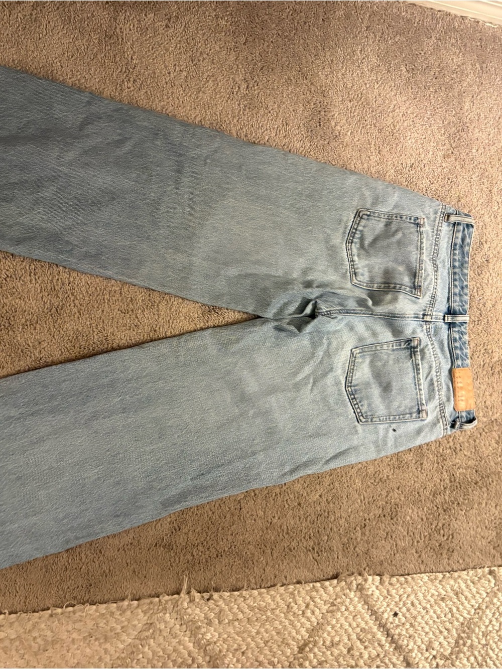 PacSun Light Wash Straight-Leg Jeans